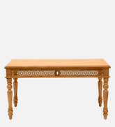 Shanti Surprise  Sheesham Wood 6 Seater Dining Set In Scratch Resistant Rustic Teak Finish